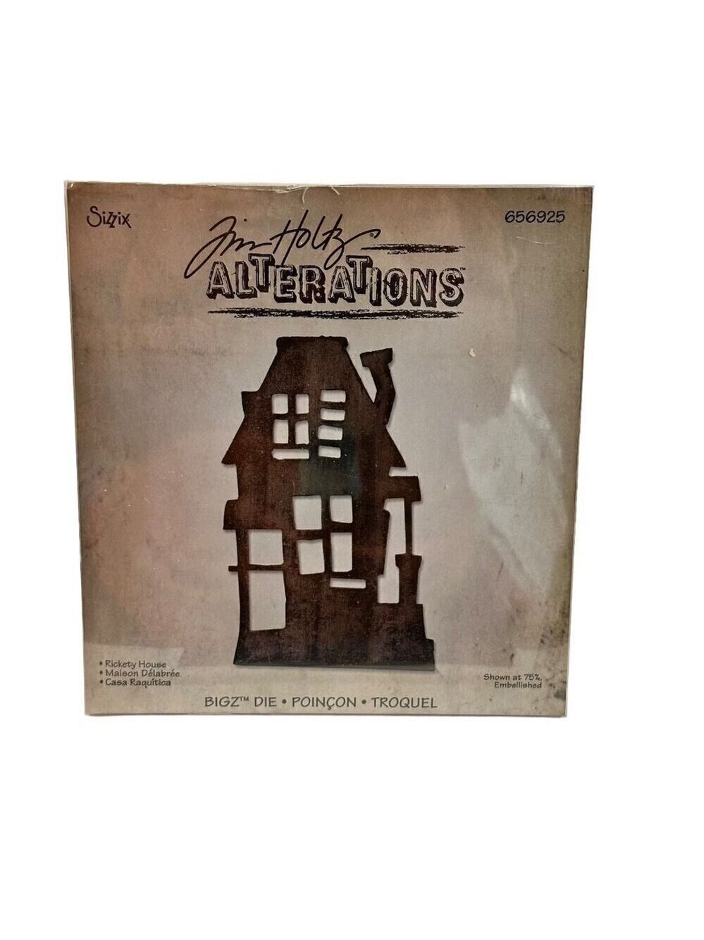 Sizzix Tim Holtz Alteration Bigz Die Rickety House 656925 Halloween Scrapbooking